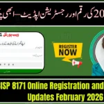 BISP 8171 Online Registration and Payment Updates February 2026
