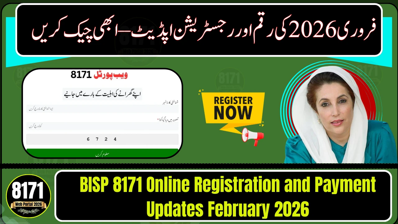 BISP 8171 Online Registration and Payment Updates February 2026