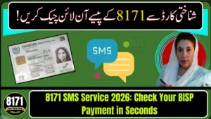 8171 SMS Service 2026: Check Your BISP Payment in Seconds