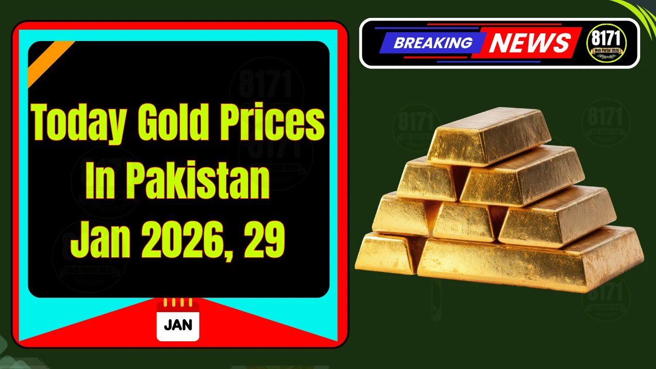 Today Gold Prices In Pakistan 29 ,Jan 2026