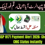BISP 8171 Payment Alert 2026: Check Your CNIC Status Instantly