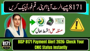 BISP 8171 Payment Alert 2026: Check Your CNIC Status Instantly