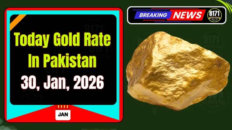 Gold Rate in Pakistan Today – January 30, 2026
