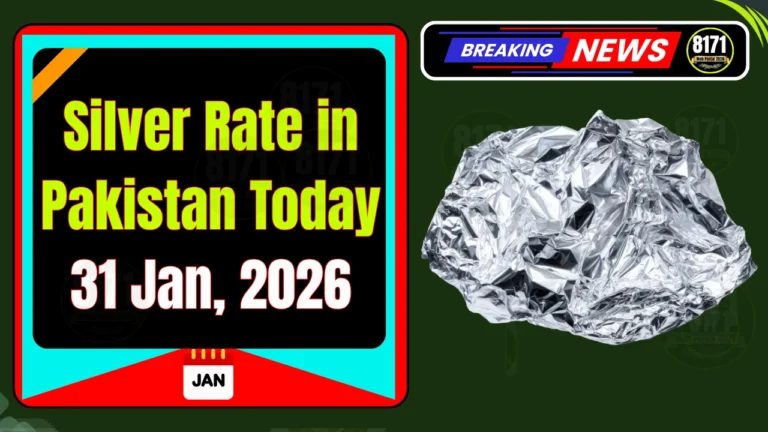 Silver Rate in Pakistan Today — January 31, 2026