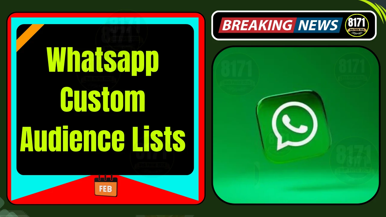 whatsapp custom audience lists